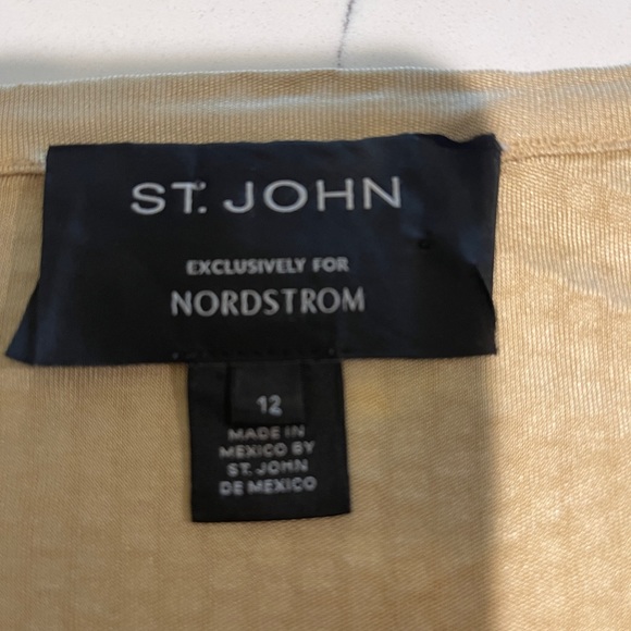 St. John “Cold Shoulder” sequin blouse.  Never worn. - Picture 4 of 4